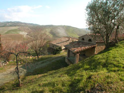Rustikales Landhaus bei Volterra
